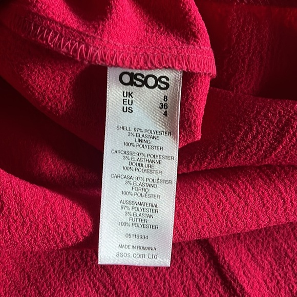 Asos Badgley Mischka Midi Pink Dress Size 4 - Picture 15 of 16